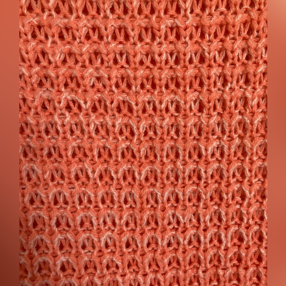 4/$25 Rue21 Peach Cowl Neck Knit Sweater Tunic Women’s Small - Picture 3 of 6